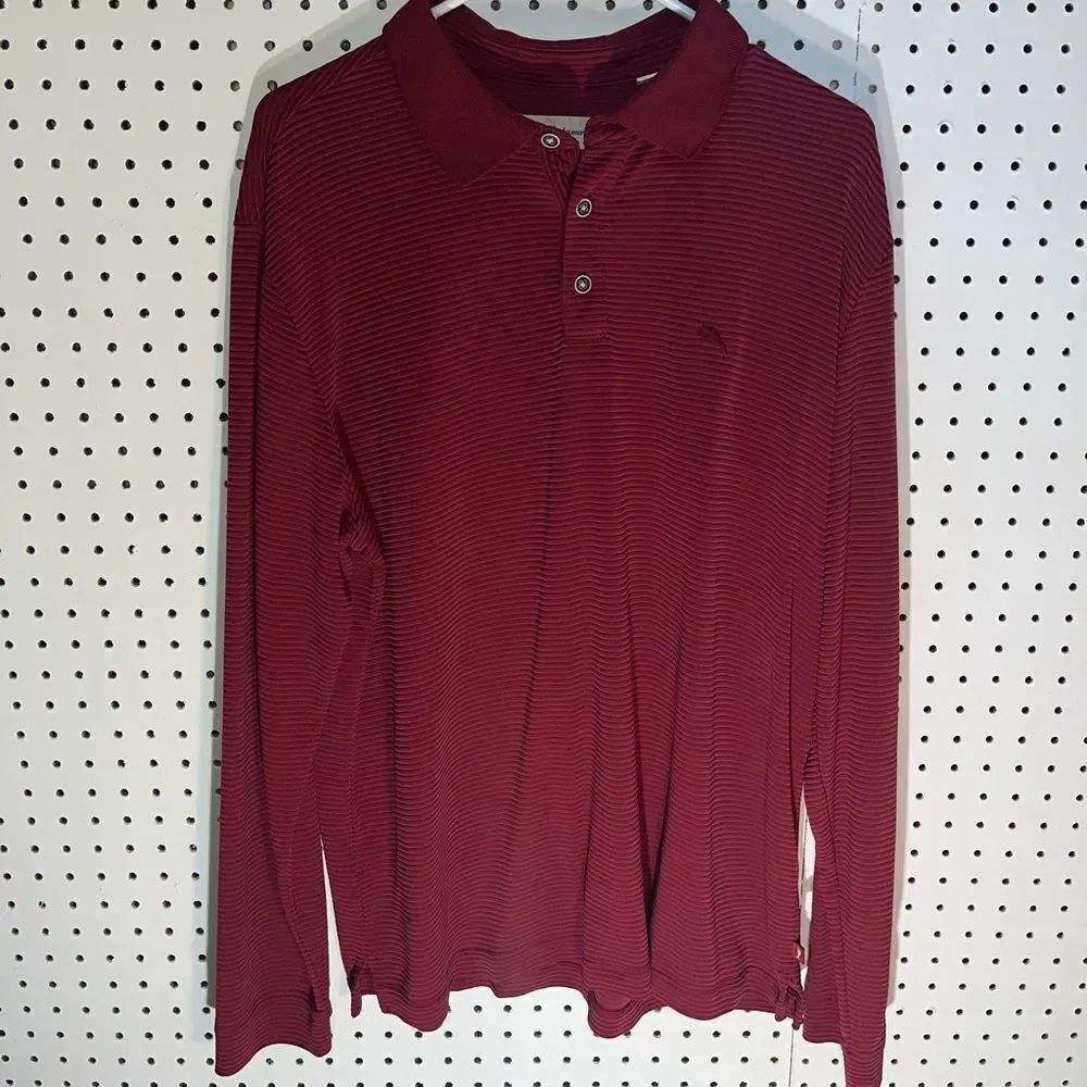 Tommy Bahama long sleeve polo shirt